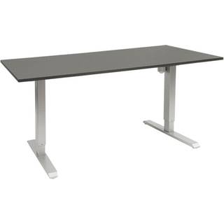 Hæve sænkebord 80x140 - Manager, Mørkegrå