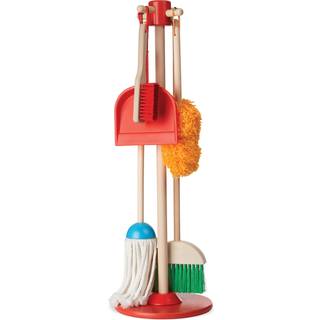 Melissa & Doug - Rengøringssæt, kost, moppe, fejebakke mm.*