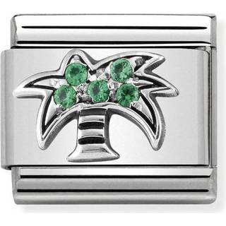 Nomination Sparkling Green Palm Tree Charm