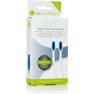Beconfident Sonic Toothbrush Heads Regular White (2 stk)