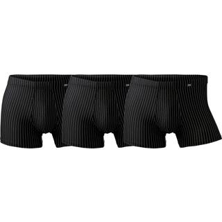 JBS 3-pak microfiber boxershorts/underbukser i sort med striber til herre