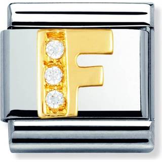 Nomination Cubic Zirconia F Charm - Gold
