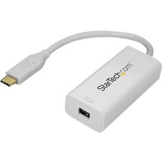 StarTech.com USB-C to Mini DisplayPort Adapter - 4K 60Hz - ekstern videoadapter - hvid