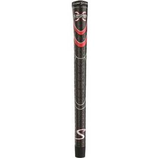 Superstroke Cross Comfort Golf Club Grip Black/Red (Standard) | Mjuk & klibbig polyuretan som ökar dragkraften | X-stil yta & non-slip | Swing sn