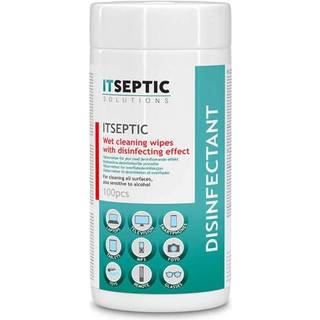 ITSEPTIC Overfladedesinfektion Vådservietter Mellem Klorid 13,5x15cm 100stk.