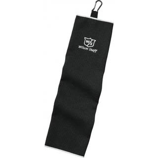 Wilson Staff Microfiber Trifold Towel-Black