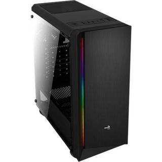 AeroCool Geh Midi Rift White MicroATX/ATX/MiniITX - Kabinet - Tower - Hvid