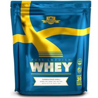 Valleprotein – PureSwe Whey, 1 kg, Gammeldags vanilje - Proteinpulver, Whey protein