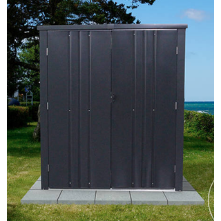 Redskabsskur Redskabsrum Haveskur,stålskab 1,6x0,85x1,8m,1,36m²,ProShed®, Antracit