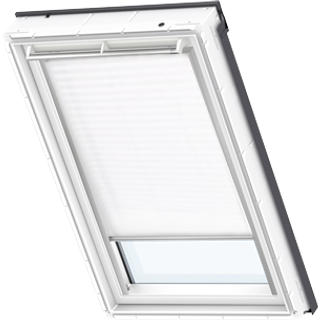 Velux plisségardin FHL MK04 1016 78x98cm hvid manuel