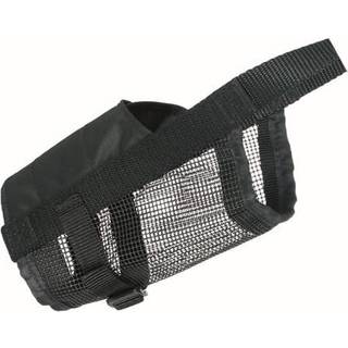 Trixie Muzzle with net insert polyester S-M black