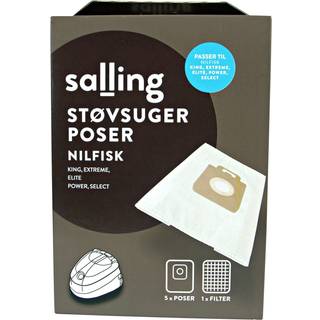 Salling støvsugerposer 5-pak til Nilfisk (På lager i varehus)
