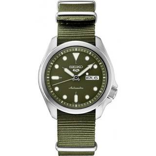 Seiko 5 Sports Green Dial Green Nylon Strap Men's Watch SRPE65K1