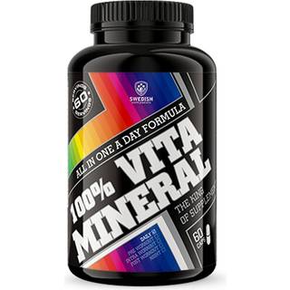 Swedish Supplements 100% Vita-Mineral, 60 caps