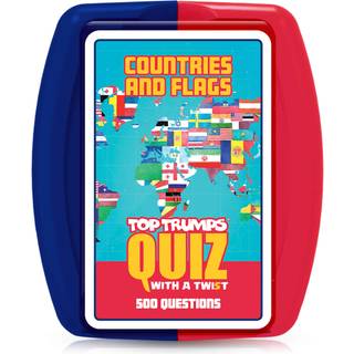 Top Trumps Quiz: Lande og Flag - 500 spørgsmål om flag, hovedstæder, kulturer og verdensviden til 2+ spillere