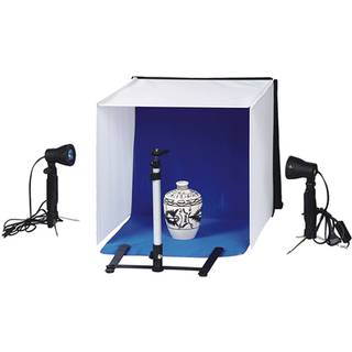 Falcon Eyes Foldable Recording box PBK-40AB-2LS 40x40 cm + 2 x 50W lamps