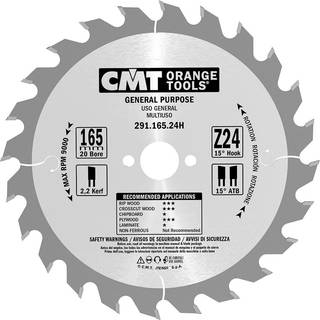 CMT Savklinge 165x2,6x30 mm – 24T