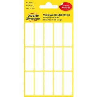 Avery manuel etiket 38 x 14 mm, 90 stk.