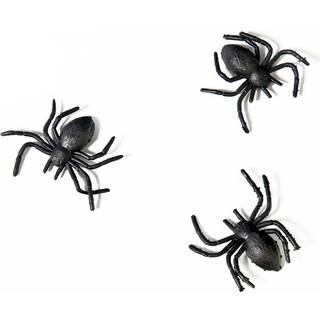 Store Edderkopper til Halloween - bordpynt