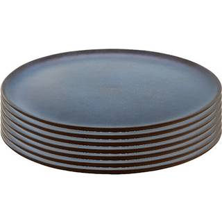 RAW middagstallerken 28 cm, metallic brown, 6 stk.