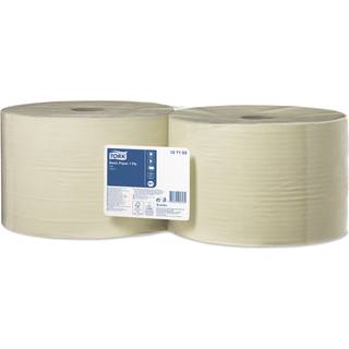 TORK Aftørringspapir W1 1-lag 1190 m 2 rl Gul B:23,5 cm Ø38 cm Basic (127103)