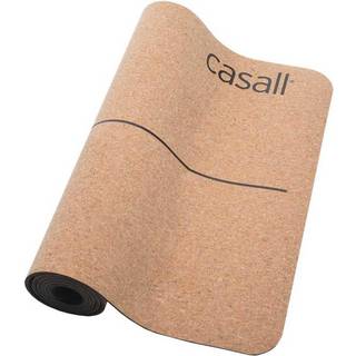 Casall Yoga Mat Natural Cork 5mm Natural Cork/Black, OneSize