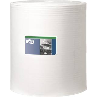 TORK Aftørringsklud W1 1-lag 380 m Hvid B:43 cm Ø38 cm (510104)