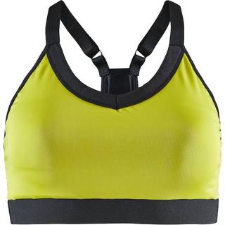 Craft Motion Sports BH gul/sort - Størrelse Small