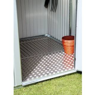 Biohort Alu-Bodenplatte Riffelblech für Geräteschrank 230 - 213,5x69,5cm