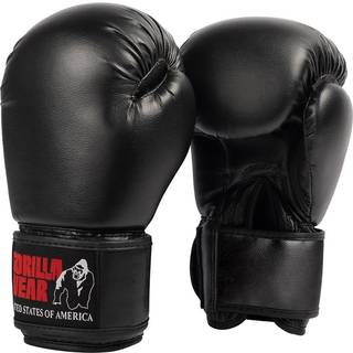 Gorilla Wear Mosby Boxing Gloves, 14 oz, Black