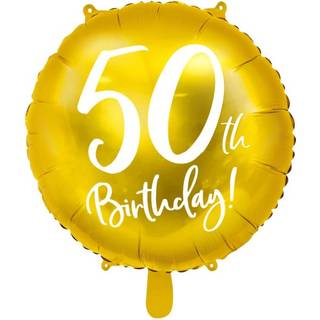 50 års fødselsdag folieballoner 18"