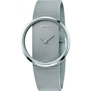 Calvin Klein Glam Quartz Silver Dial Mesh Stainless Steel Bracelet Ladies Watch K9423T27