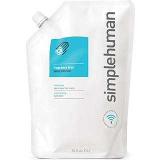 Simplehuman 1L flydende håndsæbe refill pose, duftfri