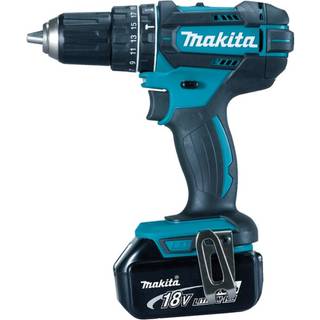 Makita akku slagboremaskine DHP482SF1 18V 1x3,0Ah m/akku, lader og kuffert
