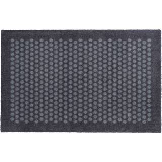 Tica Copenhagen - Smudsmåtte - Dots - Sort/grå - 60x90 cm