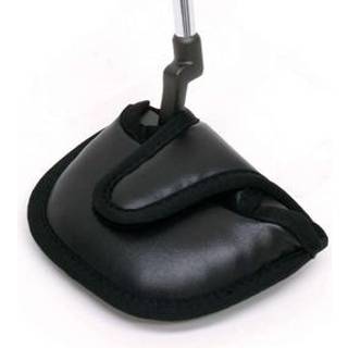 Mallet Putter Synthetic Leather Headcover Black Standard-Putter HC