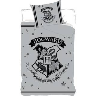 Sengetøj Harry Potter - 140x200 cm - Sengesæt med Hogwarts logo - Harry Potter sengetøj i 100% bomuld