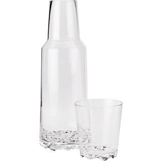 Glacier karaffel med glas 1 l.