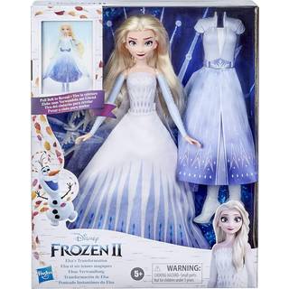 Disney Frozen 2 Elsa's Transformation Fashion Doll med 2 outfits og 2 h?rstiler leget?j inspireret 2
