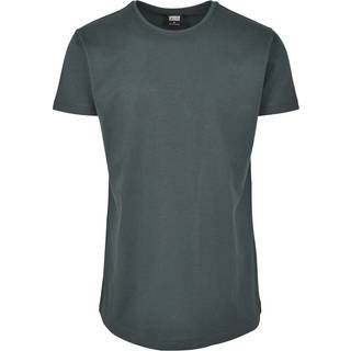 URBAN CLASSICS Shaped Long Tee Bottle Green