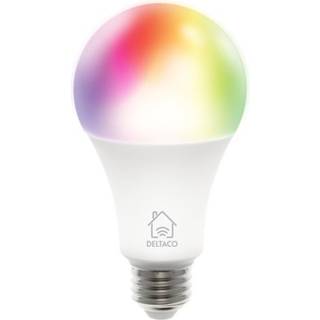 Deltaco Smart Home 3 pakke RGB LED Lampe E27 WiFi 9W