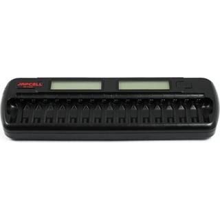Japcell BC-1600 lader med LCD display - til 16 stk. AA / AAA batterier (ekskl. batterier)