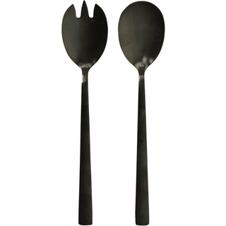 DACORE Salatbestik sortlakeret stål 23 cm