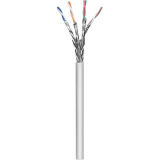 CAT 6a S/FTP netværkskabel | Grå (stranded AWG26/7, CU, LSZH) | 100 | PRIS-MATCH