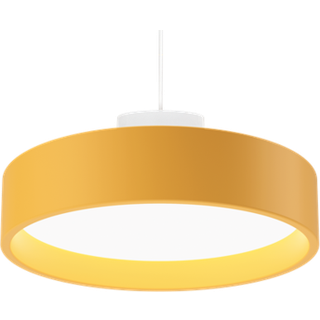 Louis Poulsen LP Circle Pendel Opal Diffuser Ø45 3000K & Dali/Switch-Dim Gul