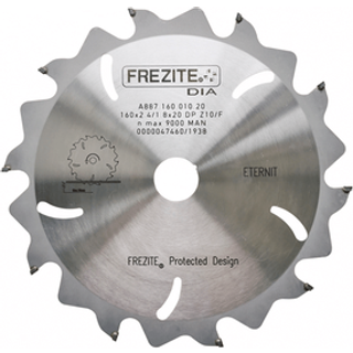 Frezite diamantklinge 160x2,4x20 Z10 til eternit A887.160.010.20