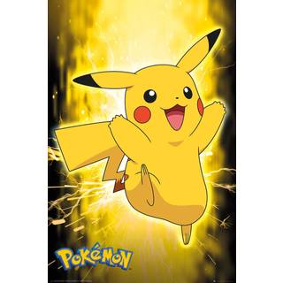 ABYstyle - POKEMON Poster Pikachu Neon (91.5x61cm) - Plakat