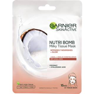 Garnier Skin Naturals Nutri Bomb nærende ansigts sheetmaske med lysende effekt 28 g - 28 g