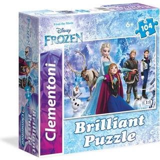 Disney Frozen Brilliant Puslespil, 104 Brikker