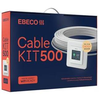 Ebeco Cable Kit 500 Gulvvarmepakke 8,9 m, 100 W